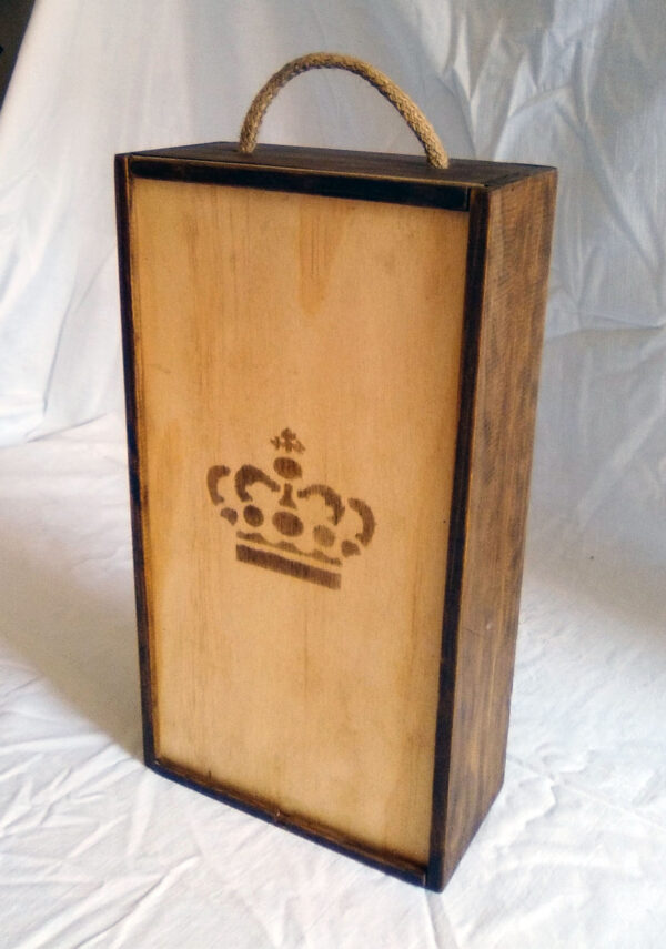 Caja de madera para organizar joyas o cinturones - Imagen 2