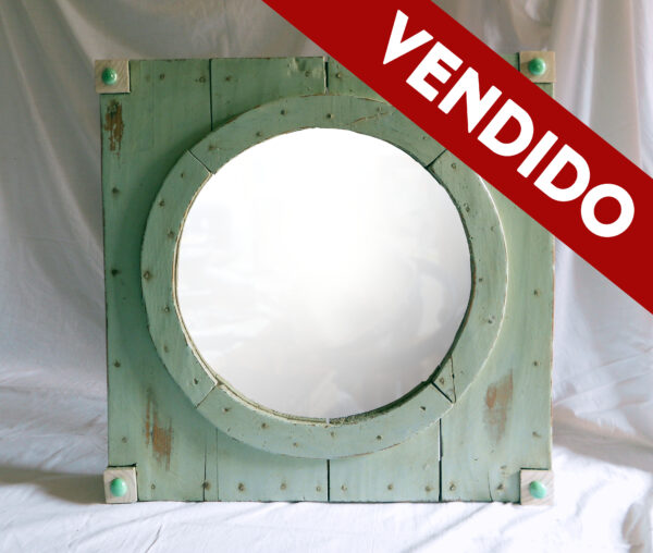Espejo reciclado vintage