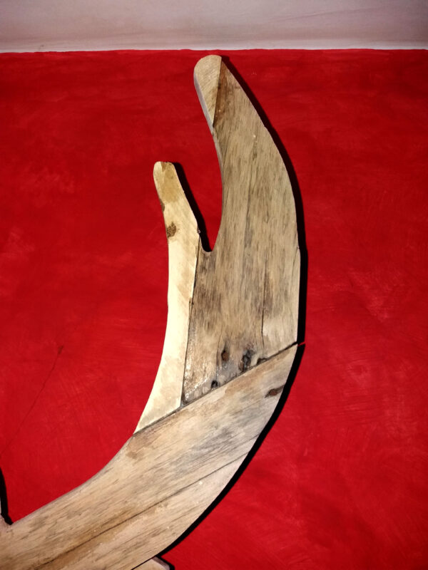 Trofeo cabeza de ciervo decorativa en madera - Imagen 5